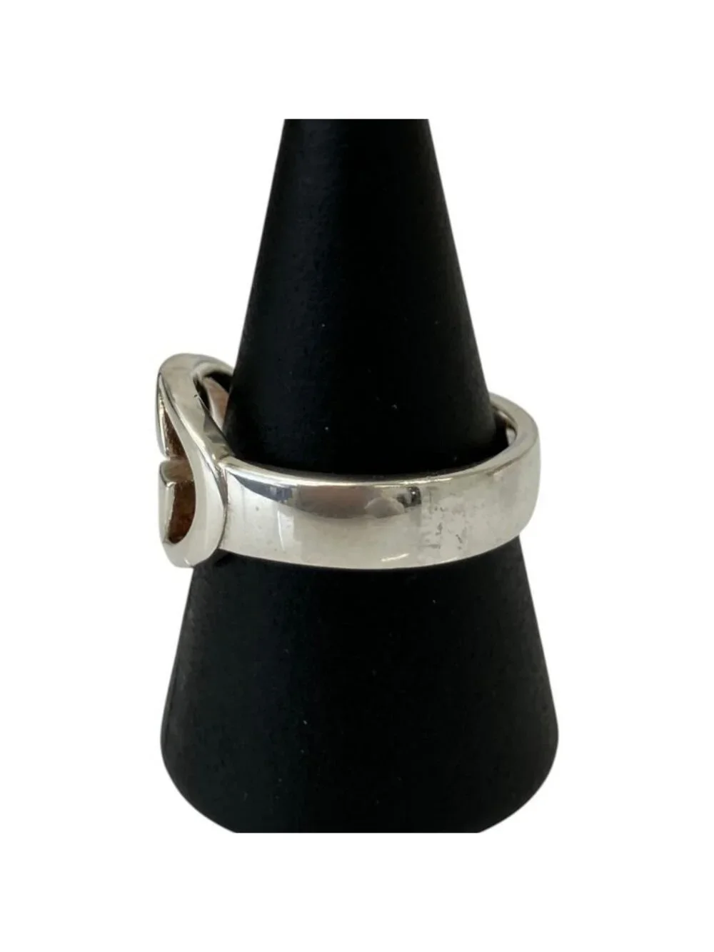 Gucci Interlocking G Ring 925 Sterling Silver